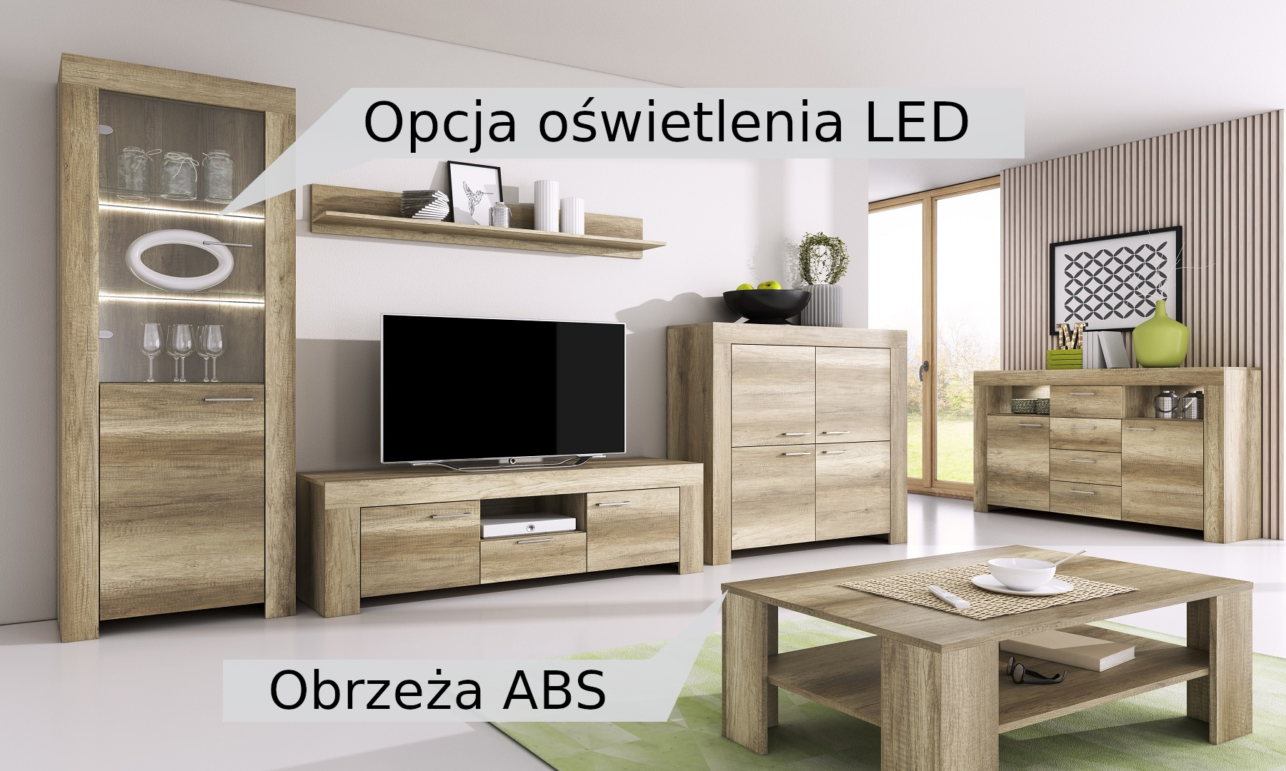 Witryna SIRI z opcją LED
